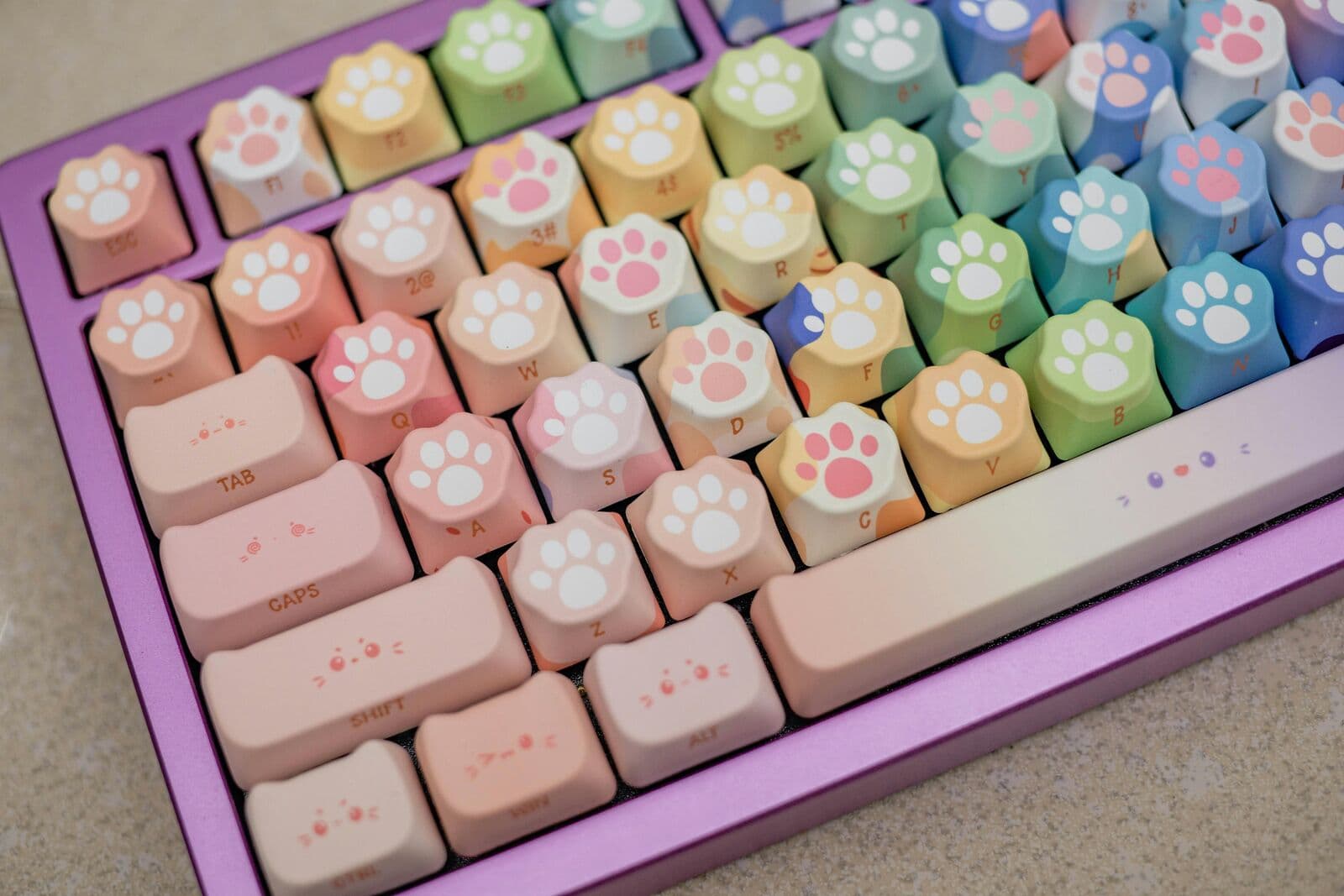 Keyboard collage